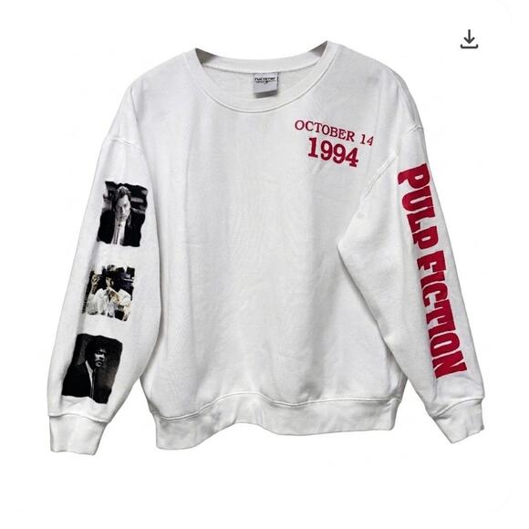 Forever 21 Sweaters - Pulp Fiction Women’s Sweatshirt sz M/L